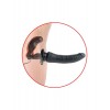 Фото товара: Черный страпон с вагинальной пробкой Deluxe Vibrating Penetrix Strap-On - 19 см., код товара: PD3958-23/Арт.68966, номер 2