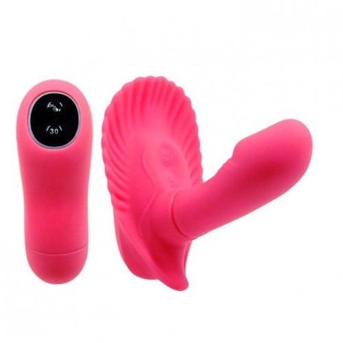 Купить Клиторальный стимулятор с вагинальной пробкой Fancy Clamshell код товара: BI-014368W/Арт.70251. Секс-шоп в СПб - EROTICOASIS | Интим товары для взрослых 
