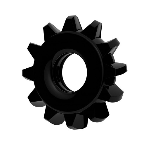 Купить Чёрное эрекционное кольцо для пениса Power Plus код товара: LV1432 black/Арт.70612. Секс-шоп в СПб - EROTICOASIS | Интим товары для взрослых 