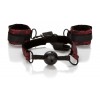 Купить Кляп с наручниками Breathable Ball Gag With Cuffs код товара: SE-2712-11-3/Арт.70730. Секс-шоп в СПб - EROTICOASIS | Интим товары для взрослых 
