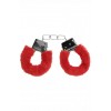 Фото товара: Пушистые красные наручники OUCH! Red, код товара: OU002RED/Арт.70927, номер 2