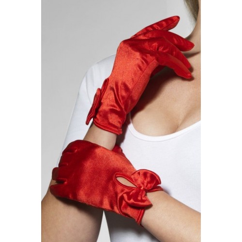Купить Атласные перчатки с бантом код товара: 03881 03848 / Арт.72348. Секс-шоп в СПб - EROTICOASIS | Интим товары для взрослых 