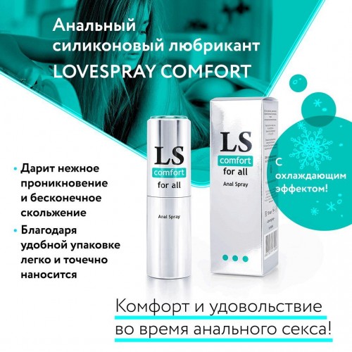 Фото товара: Анальный спрей-лубрикант Lovespray Comfort - 18 мл., код товара: LB-18006/Арт.72831, номер 3