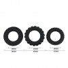 Фото товара: Набор Titan из 3 эрекционных колец, имитирующих автомобильные шины, код товара: BI-210148-0801/Арт.73227, номер 3