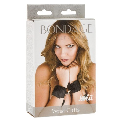 Фото товара: Черные наручники Bondage Collection Wrist Cuffs, код товара: 1051-01Lola/Арт.73243, номер 2