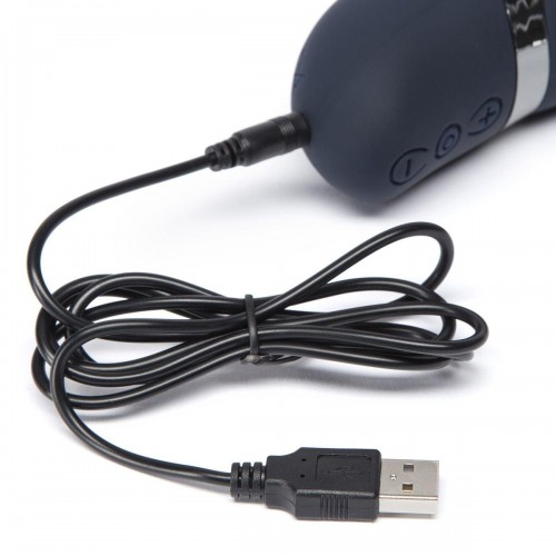 Фото товара: Тёмно-синий вибратор Oh My USB Rechargeable Rabbit Vibrator - 25,4 см., код товара: FS-63943/Арт.73841, номер 3