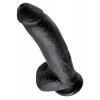 Фото товара: Чёрный фаллоимитатор 9  Cock with Balls - 22,9 см., код товара: PD5508-23/Арт.74000, номер 1