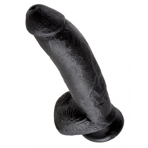 Фото товара: Чёрный фаллоимитатор 9  Cock with Balls - 22,9 см., код товара: PD5508-23/Арт.74000, номер 1