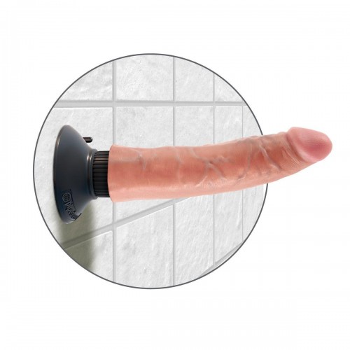 Фото товара: Вибромассажер телесного цвета 7  Vibrating Cock - 20 см., код товара: PD5402-21/Арт.74077, номер 3