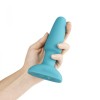 Фото товара: Голубая вибропробка с ротацией шариков RIMMING REMOTE CONTROL PLUG TEAL - 15,2 см., код товара: BV-001-TL/Арт.74373, номер 3