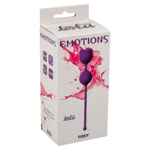 Фото товара: Фиолетовые вагинальные шарики Emotions Foxy, код товара: 4001-01Lola/Арт.74573, номер 3