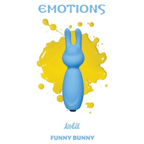 Фото товара: Голубой мини-вибратор Emotions Funny Bunny, код товара: 4007-01Lola/Арт.74596, номер 1