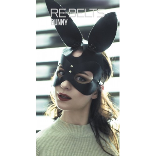 Купить Маска с заячьими ушами Bunny Black код товара: 7719rebelts/Арт.74809. Секс-шоп в СПб - EROTICOASIS | Интим товары для взрослых 