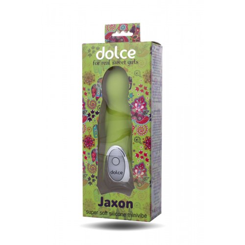 Купить Нежно-зелёный вибратор Dolce Jaxon - 12,5 см. код товара: 591004/Арт.74822. Секс-шоп в СПб - EROTICOASIS | Интим товары для взрослых 