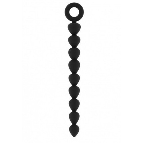 Купить Чёрная анальная цепочка Anal Chain No.28 - 24,5 см. код товара: SON028BLK/Арт.75004. Секс-шоп в СПб - EROTICOASIS | Интим товары для взрослых 