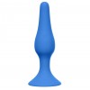 Купить Синяя малая анальная пробка Slim Anal Plug Small - 10,5 см. код товара: 4207-02Lola/Арт.75224. Секс-шоп в СПб - EROTICOASIS | Интим товары для взрослых 