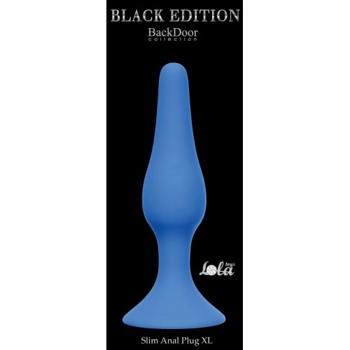 Фото товара: Синяя анальная пробка Slim Anal Plug XL - 15,5 см., код товара: 4204-02Lola/Арт.75288, номер 1