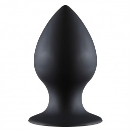 Чёрная анальная пробка Thick Anal Plug Small - 7,8 см.