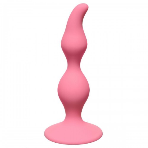 Купить Розовая анальная пробка Curved Anal Plug Pink - 12,5 см. код товара: 4105-01Lola/Арт.75571. Секс-шоп в СПб - EROTICOASIS | Интим товары для взрослых 