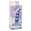 Фото товара: Голубая анальная пробка Ribbed Plug Blue - 10,5 см., код товара: 4108-02Lola/Арт.75576, номер 1