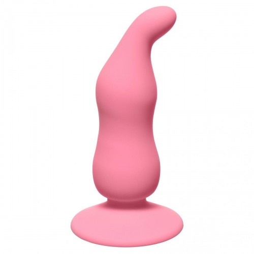 Купить Розовая анальная пробка Waved Anal Plug Pink - 11 см. код товара: 4104-01Lola/Арт.75583. Секс-шоп в СПб - EROTICOASIS | Интим товары для взрослых 