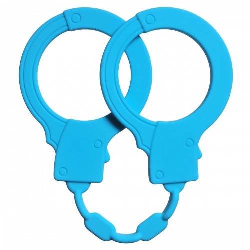 Купить Голубые силиконовые наручники Stretchy Cuffs Turquoise код товара: 4008-03Lola/Арт.75589. Секс-шоп в СПб - EROTICOASIS | Интим товары для взрослых 