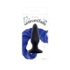 Фото товара: Чёрная анальная пробка с синим хвостом Unicorn Tails Blue, код товара: NSN-0509-17/Арт.78277, номер 1