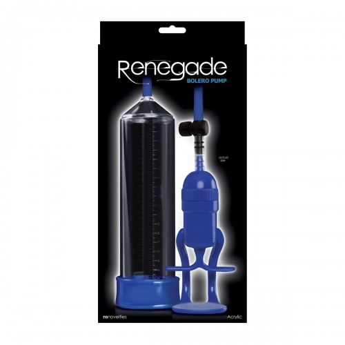 Фото товара: Прозрачно-синяя вакуумная помпа Renegade Bolero Pump, код товара: NSN-1122-17/Арт.78284, номер 1