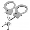 Купить Наручники из листового металла с ключами Metal Handcuffs код товара: 520053 / Арт.78340. Секс-шоп в СПб - EROTICOASIS | Интим товары для взрослых 