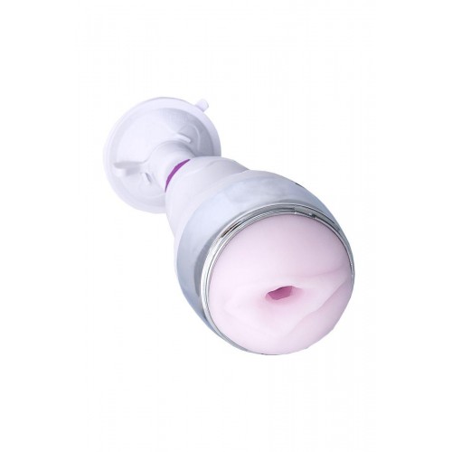 Фото товара: Мастурбатор-вагина в белой колбе с присоской и функцией нагрева, код товара: 763001/Арт.78713, номер 4