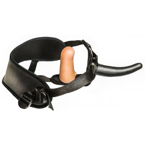 Фото товара: Женский страпон с вагинальной пробкой Woman Strap - 12 см., код товара: 837303/Арт.79351, номер 1