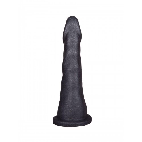 Фото товара: Женский страпон с чёрной насадкой и вагинальной пробкой - 18,5 и 10,5 см., код товара: 830303/Арт.79353, номер 3