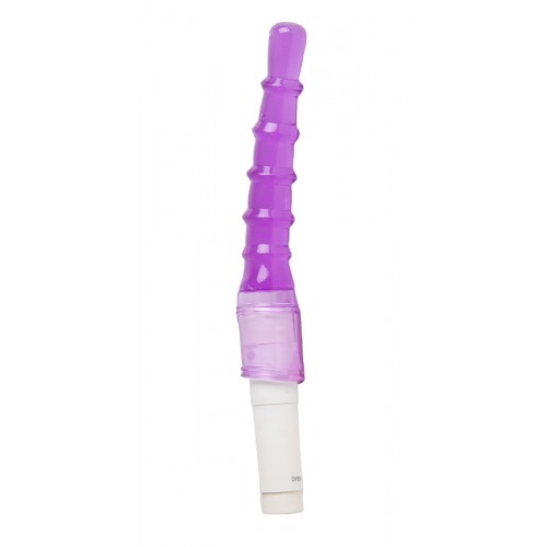 Купить Фиолетовый анальный вибратор с рёбрышками - 23 см. код товара: 47168-MM/Арт.79580. Секс-шоп в СПб - EROTICOASIS | Интим товары для взрослых 