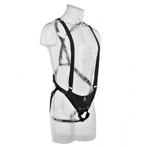 Фото товара: Страпон-система с телесной насадкой 11  Hollow Strap-On Suspender System - 28 см., код товара: PD5642-21/Арт.80527, номер 3