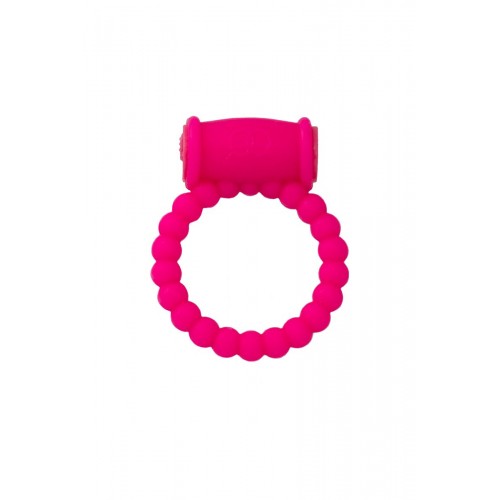 Фото товара: Розовое виброкольцо на пенис A-toys из силикона, код товара: 769006/Арт.80855, номер 1