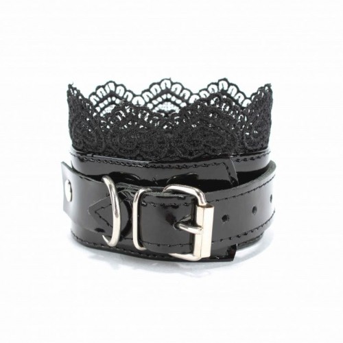 Фото товара: Изысканные чёрные наручники с кружевом, код товара: 810005ars/Арт.80959, номер 5