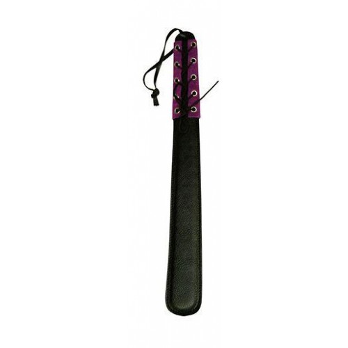 Фото товара: Чёрная шлёпалка Paddel в фиолетовой оплётке - 42 см., код товара: 24904634001/Арт.81128, номер 2