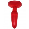 Фото товара: Красная гелевая анальная пробка - 16 см., код товара: 30145/Арт.81227, номер 1