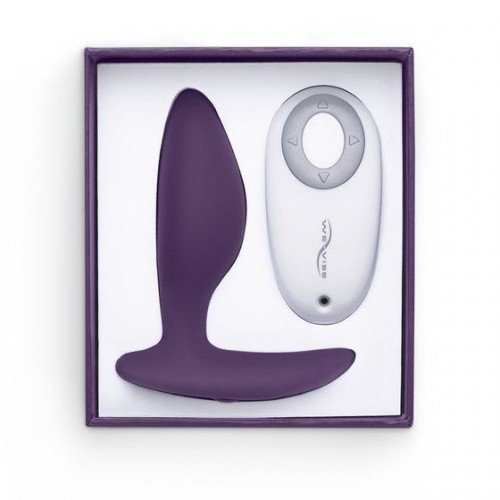 Фото товара: Фиолетовая анальная пробка для ношения Ditto с вибрацией и пультом ДУ - 8,8 см., код товара: SNDTSG4/Арт.81854, номер 7