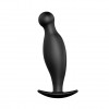 Фото товара: Чёрный анальный стимулятор с шаровидным кончиком - 11,7 см., код товара: BI-040036N-0801/Арт.81898, номер 1