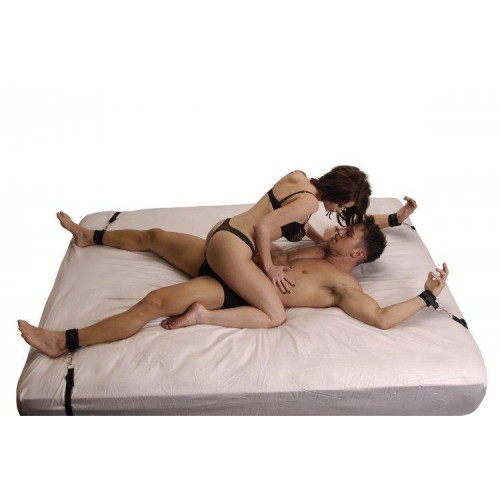Фото товара: Бондаж для фиксации на кровати Frisky Bedroom Restraint Kit, код товара: AB691/Арт.82189, номер 1
