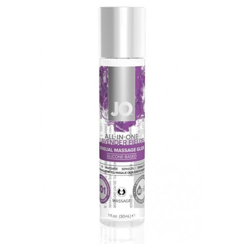 Купить Массажный гель ALL-IN-ONE Massage Oil Lavender с ароматом лаванды - 30 мл. код товара: JO10146/Арт.82915. Секс-шоп в СПб - EROTICOASIS | Интим товары для взрослых 