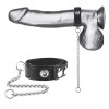 Купить Утяжка на пенис с поводком Snap Cock Ring With 12  Leash код товара: BLM3041/Арт.83749. Секс-шоп СПб - EROTICOASIS | Интим интернет-магазин для взрослых 