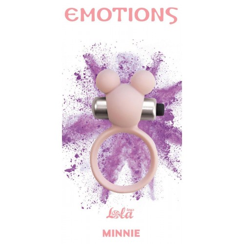 Купить Розовое эрекционное виброколечко Emotions Minnie Light pink код товара: 4005-02Lola/Арт.83795. Секс-шоп в СПб - EROTICOASIS | Интим товары для взрослых 