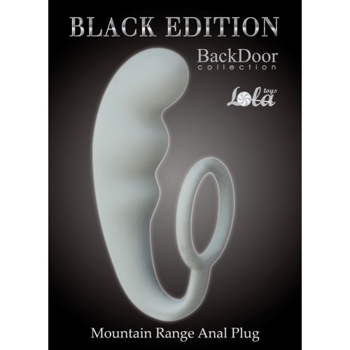 Фото товара: Серое эрекционное кольцо с анальным стимулятором Mountain Range Anal Plug, код товара: 4218-02Lola/Арт.83842, номер 2