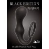 Фото товара: Чёрное эрекционное кольцо с анальной пробкой Double Pleasure Anal Plug, код товара: 4217-01Lola/Арт.83846, номер 1