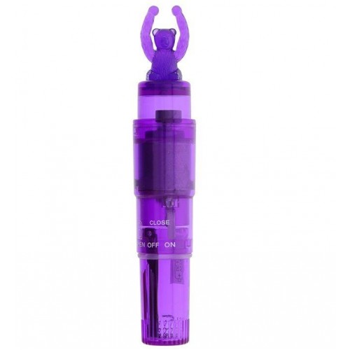 Купить Фиолетовый клиторальный стимулятор-ракета с мишкой GOOD VIBES BEAR VIBRATOR код товара: 20896/Арт.84376. Секс-шоп в СПб - EROTICOASIS | Интим товары для взрослых 