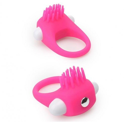 Купить Розовое эрекционное кольцо с щеточкой LIT-UP SILICONE STIMU RING 5 код товара: 21234/Арт.84492. Секс-шоп в СПб - EROTICOASIS | Интим товары для взрослых 