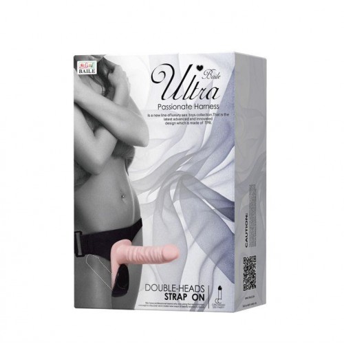 Фото товара: Женский страпон с вибрацией и вагинальной пробкой Ultra Passionate Harness - 18 см., код товара: BW-022049-1002/Арт.84718, номер 7