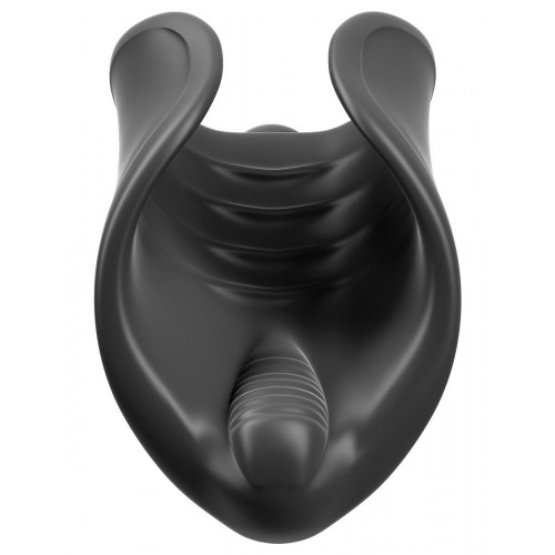 Купить Чёрный мастурбатор Vibrating Silicone Stimulator с вибрацией код товара: RD500/Арт.87060. Секс-шоп СПб - EROTICOASIS | Интим интернет-магазин для взрослых 